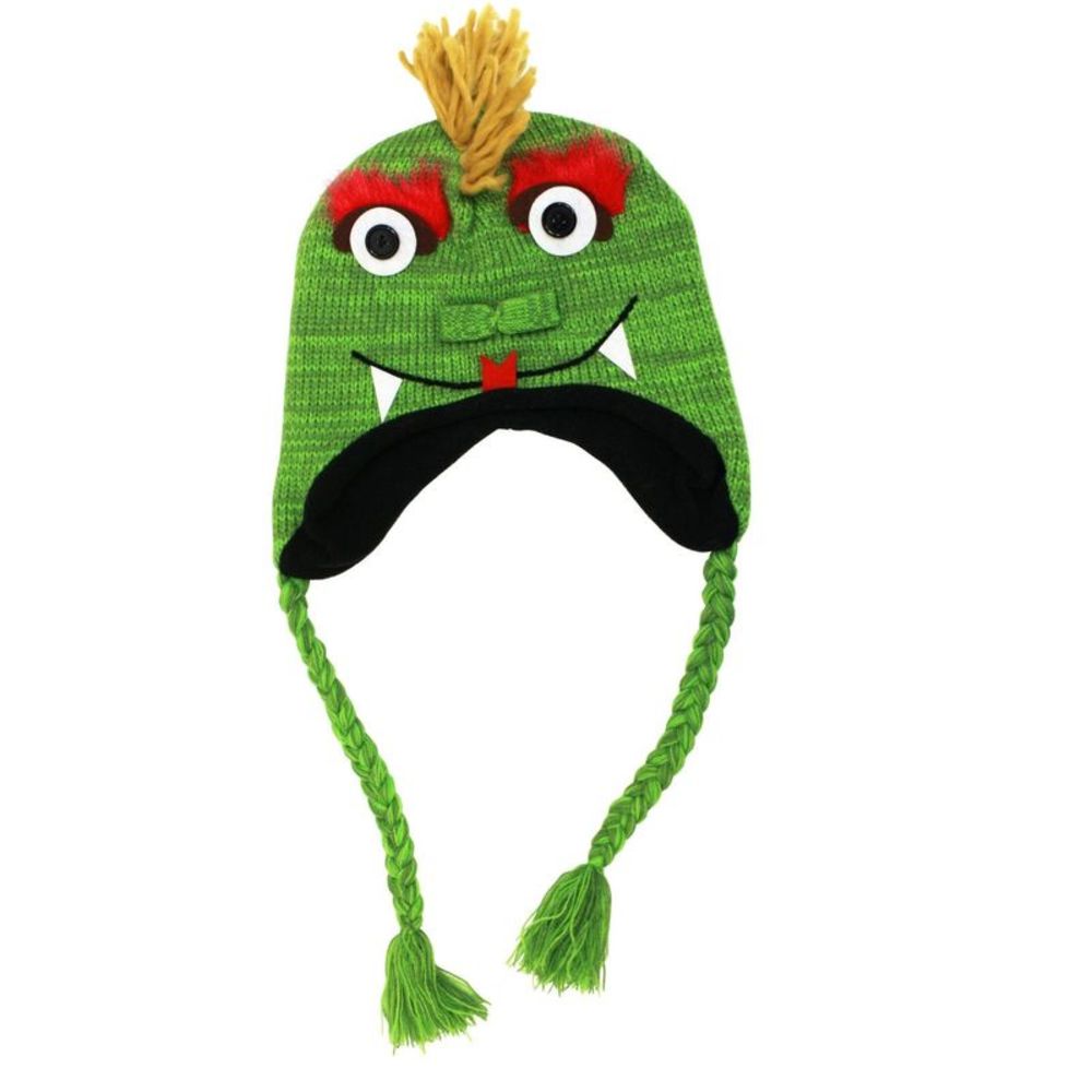 Green Dragon Knit Peruvian Hat
